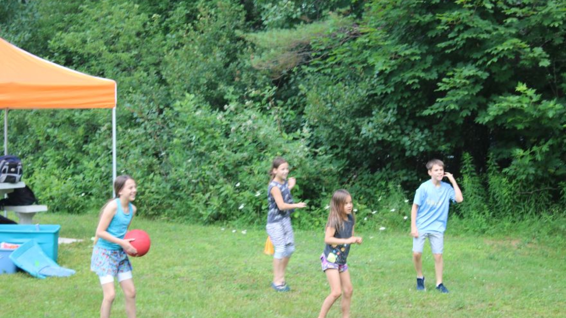 Kids playing at Zig Zag Playground Program